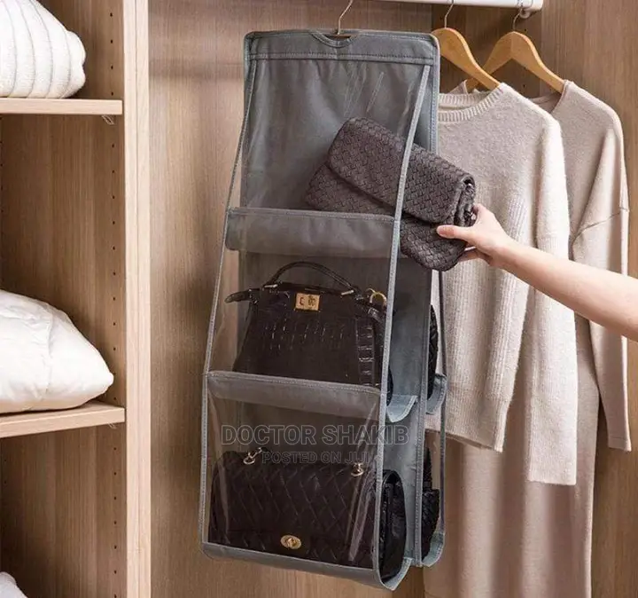 Transparent Handbag Hanging Closet Bags