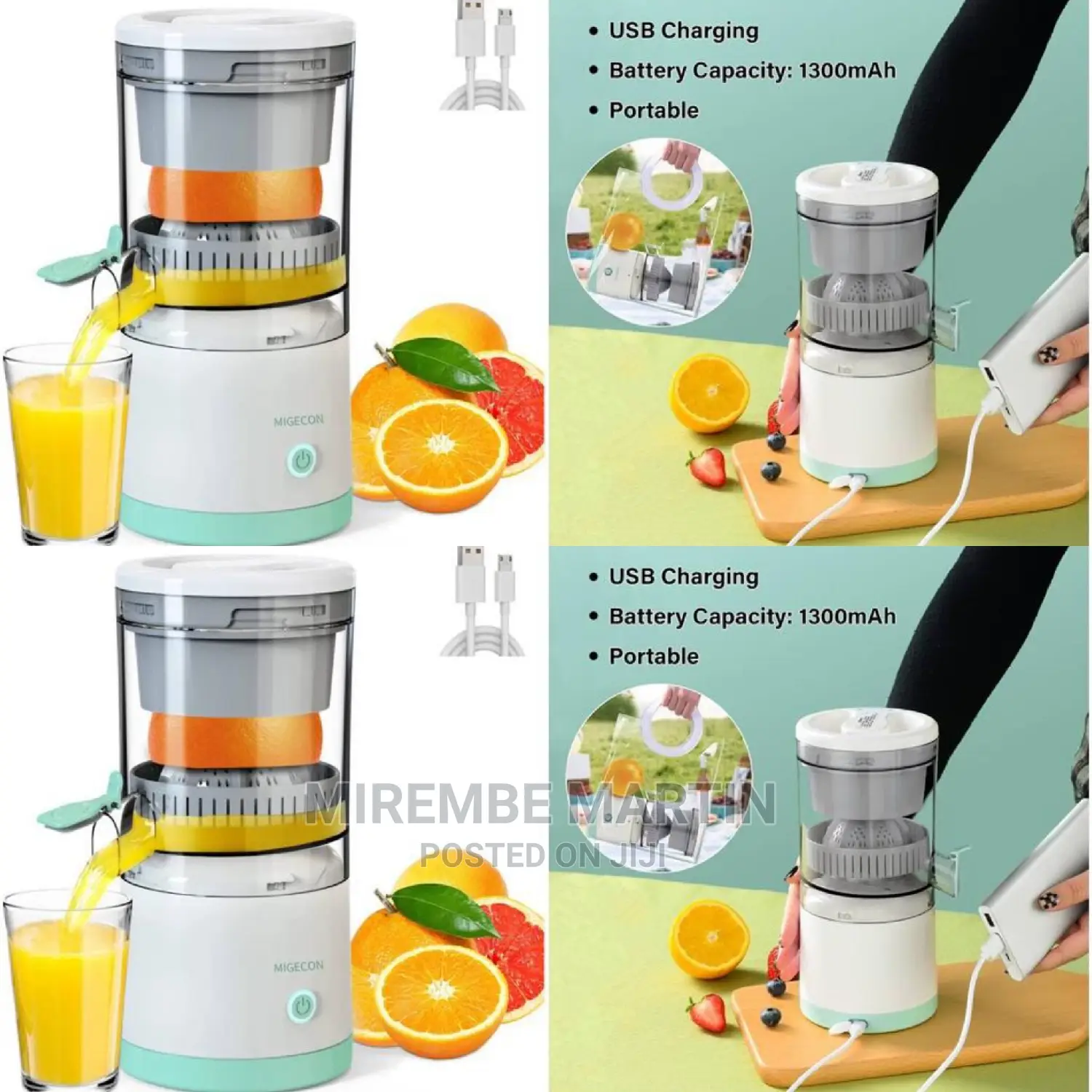 Portable Mini Citrus Juicer