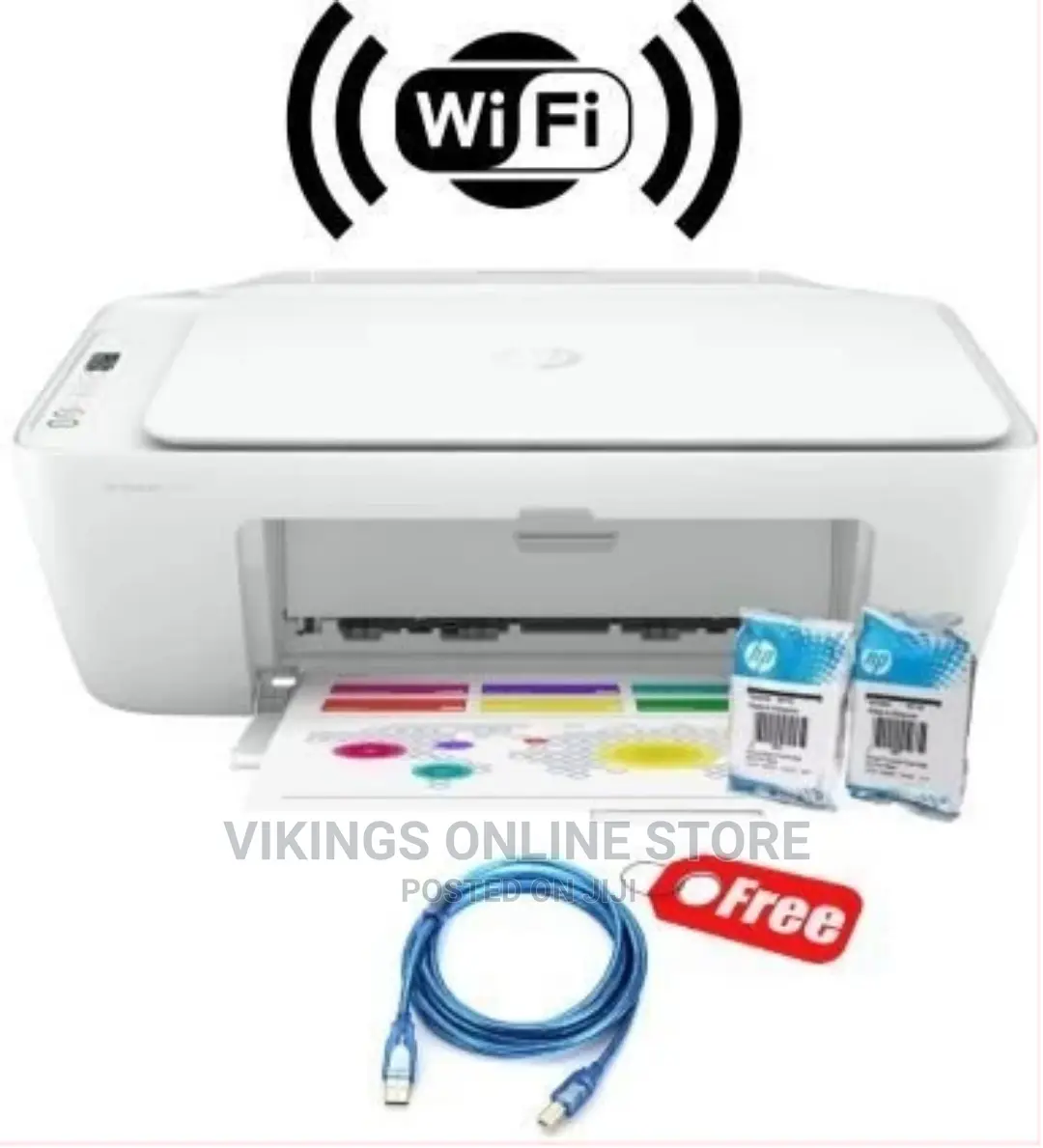 HP Deskjet 2710 Printer, All-in-One Colour Printer