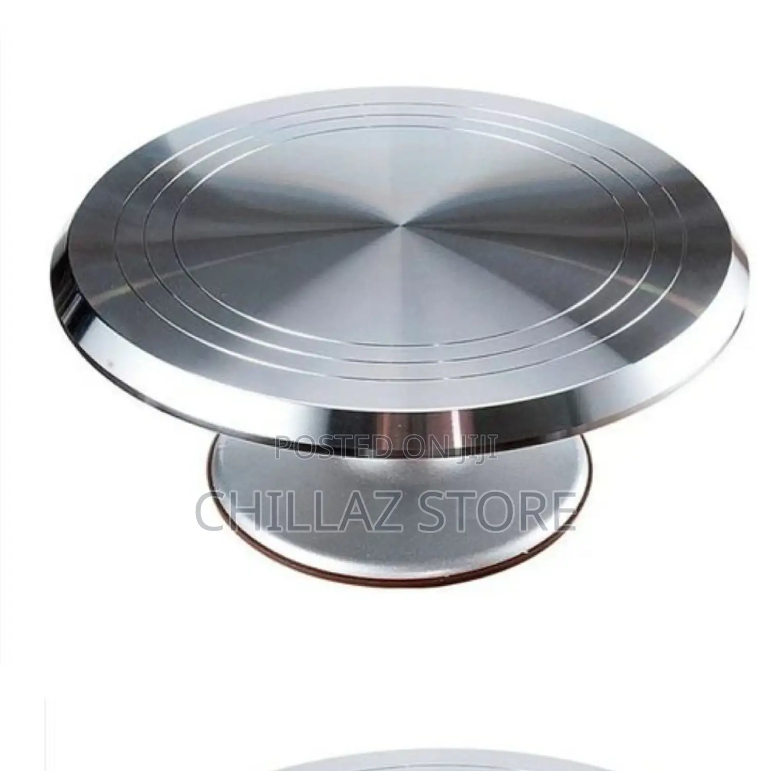 Stainless Steel Rotating Cake Turntable Stand.
