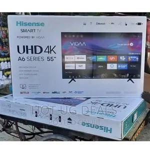 Hisense 55" Utra Hd Led Smart Tv Youtube, Netflix - Black