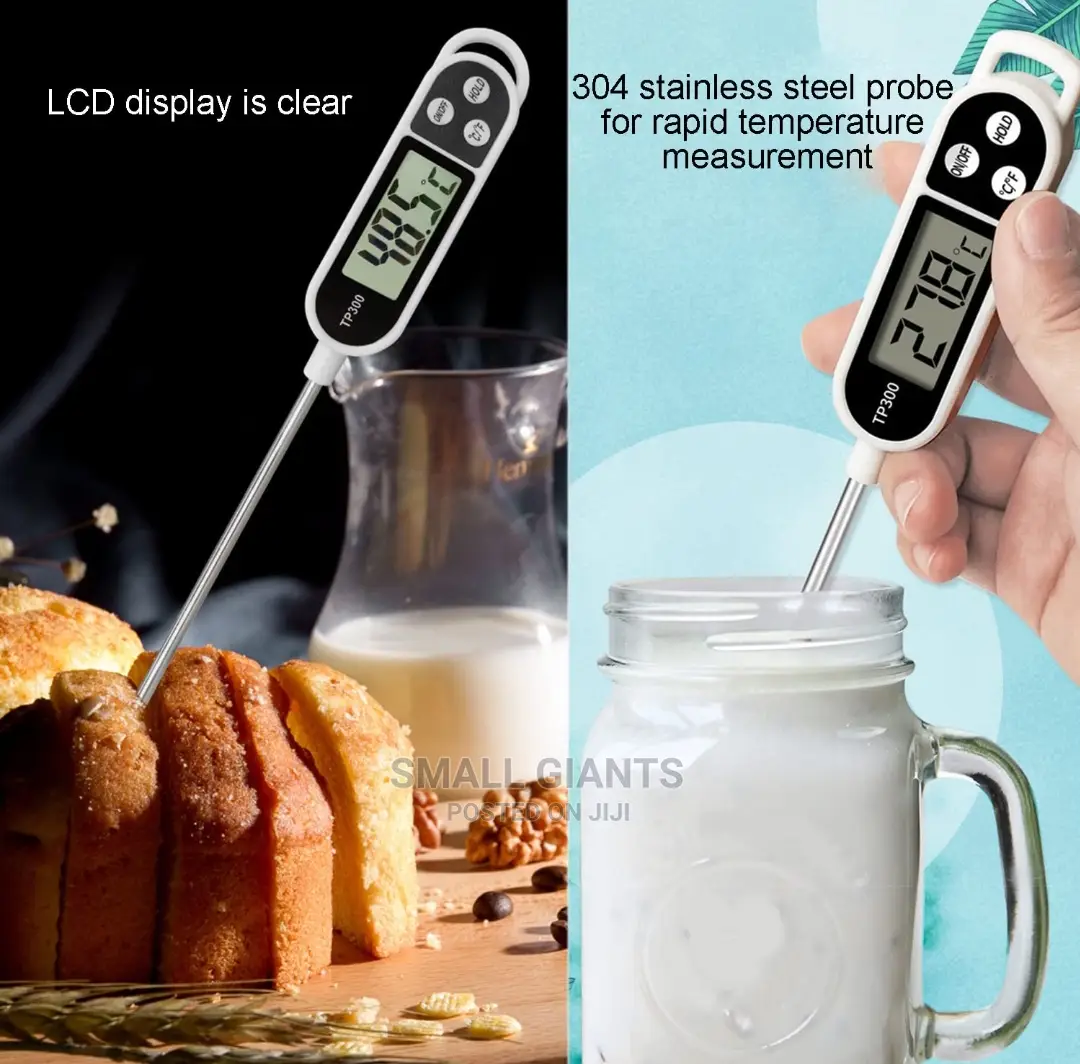 Digital Kitchen Thermometer With LCD Instant Sensor