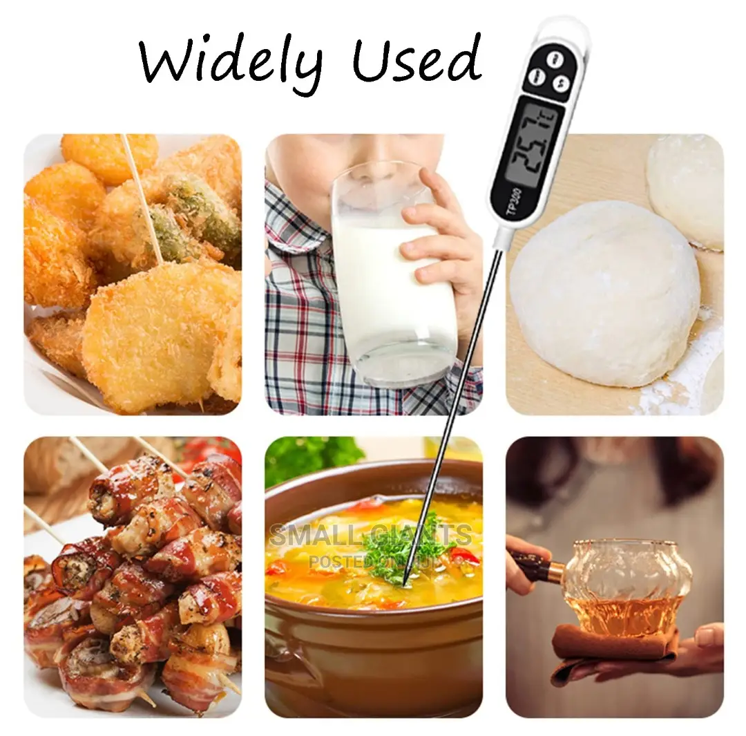 Digital Kitchen Thermometer With LCD Instant Sensor