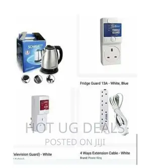 Sollatek Pack of TV Fridge Guard,Power King, Kettle- White