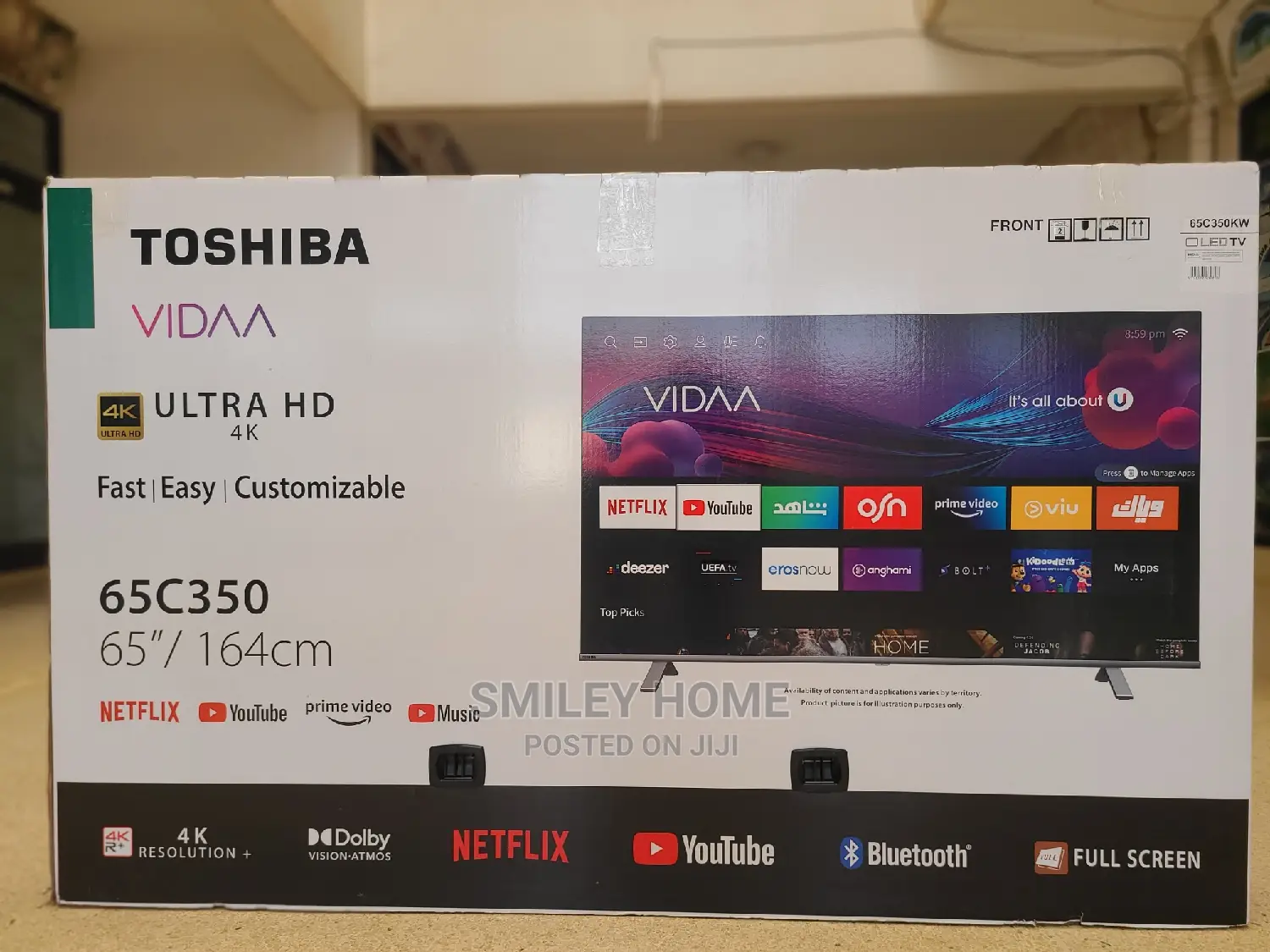 Toshiba 65inches Smart Tv