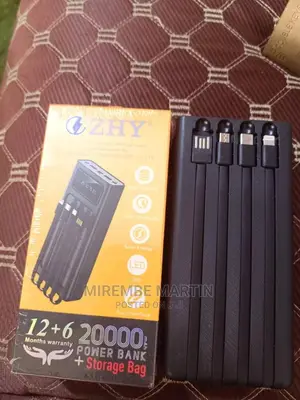 Digital Black Power Bank