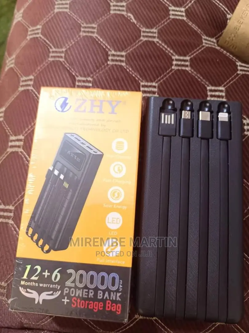 Digital Black Power Bank