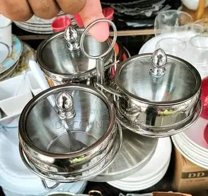 Sugar Bowl Stainless Steel Set
