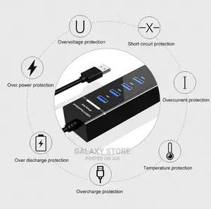 3.0 Usb Hub 4 Ports for Data High-Speed Transmission Hub