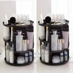 Round Makeup Storage Organizer