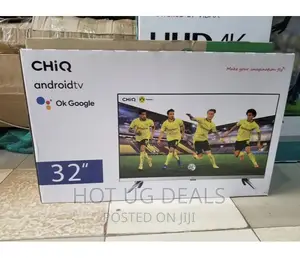 Chiq 32” Frameless Google Certified Android Smart Tv Black