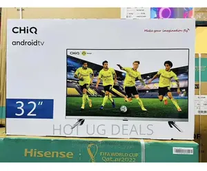 Chiq 32” Frameless Google Certified Android Smart Tv Black