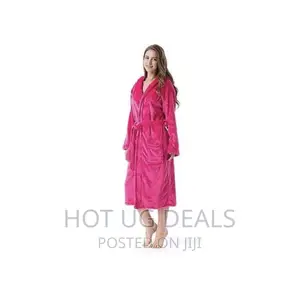 Unisex Exquisite Bathrobe With Varying Designs- Pink