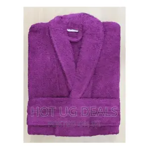 Cotton Bathrobe - Purple