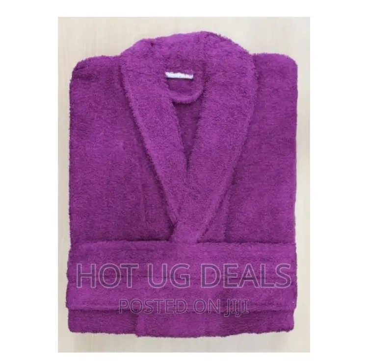 Cotton Bathrobe - Purple
