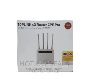 Mobile 4G+ Router With Sim Card Slot Upto 32 Device-White