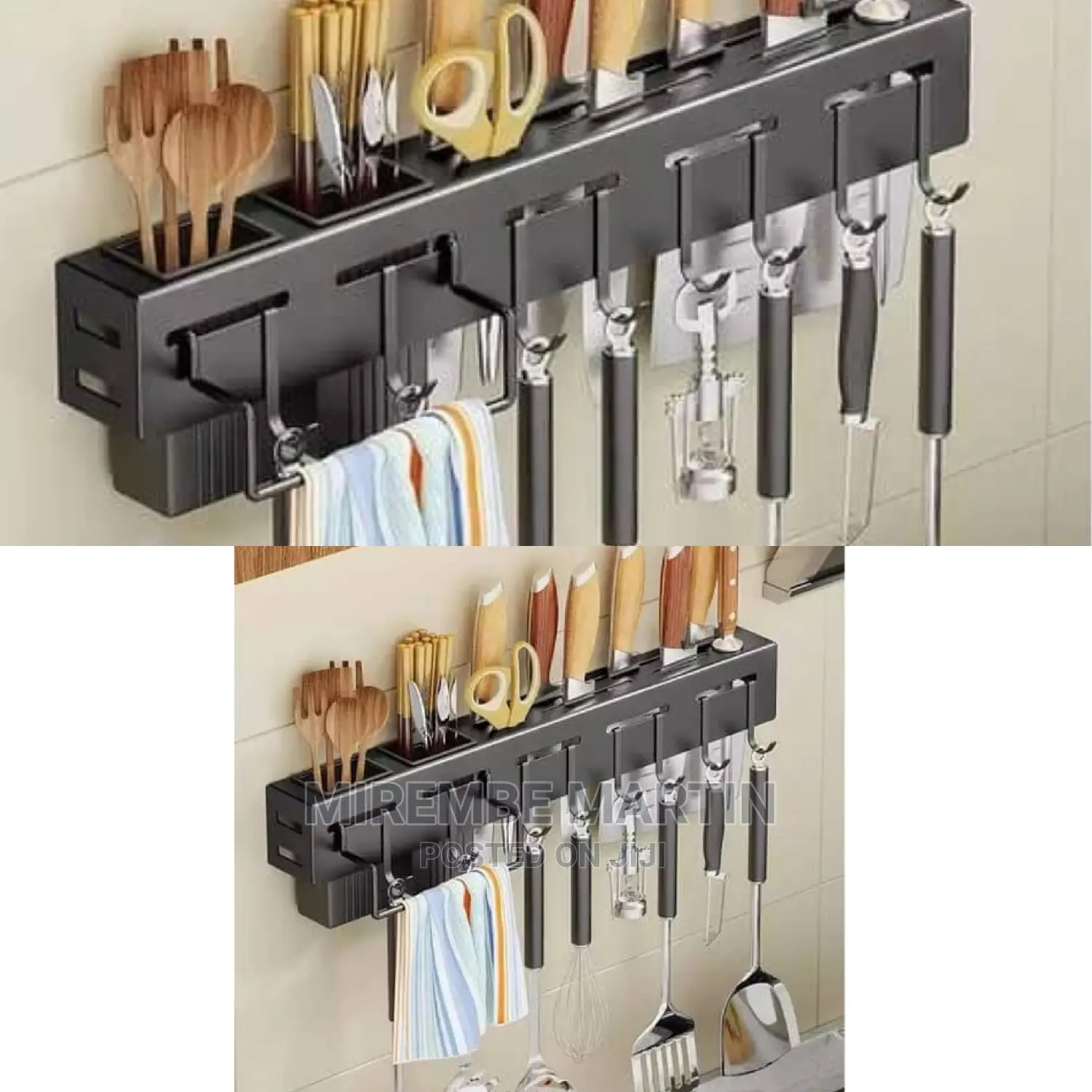 Kitchen Wall Mounted Storage Rack Organizer