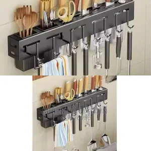 Kitchen Wall Mounted Storage Rack Organizer