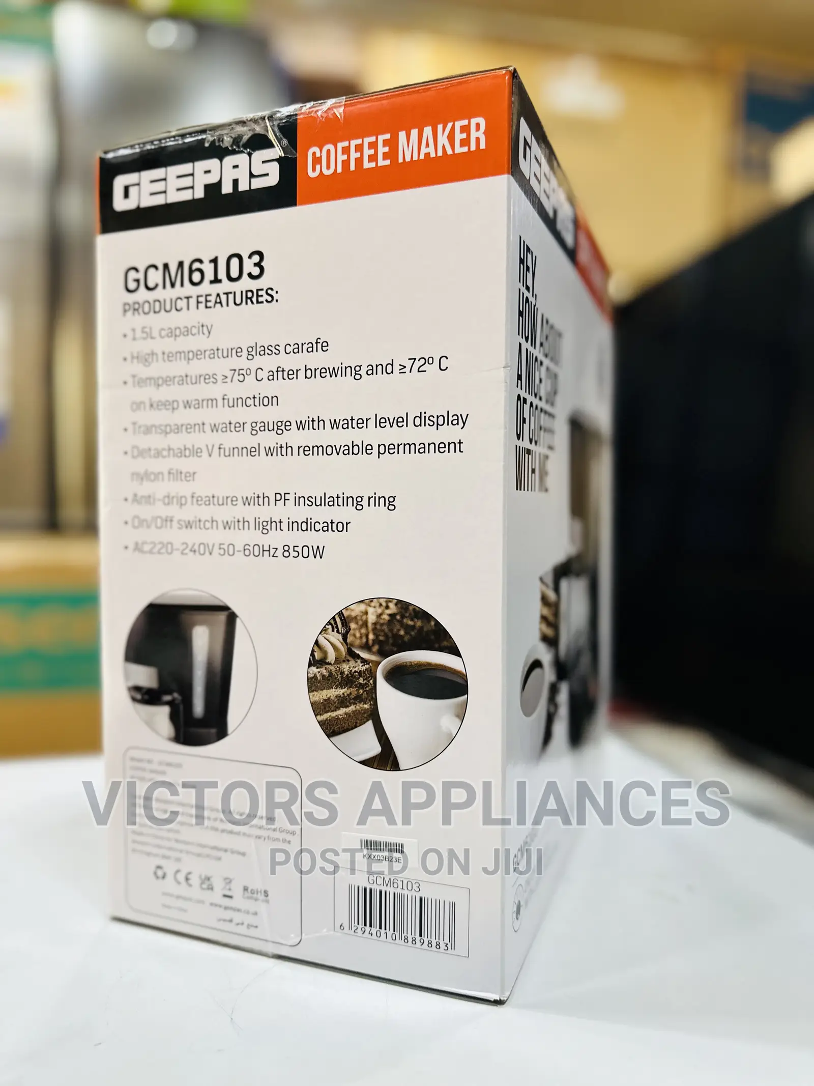 Geepas Coffee Maker Machine