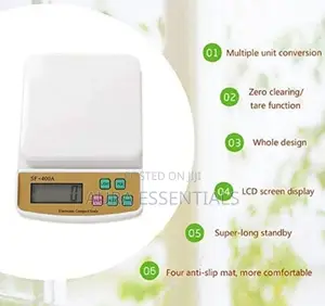 Kitchen Weighing Scale With Tare Function SF - 400A