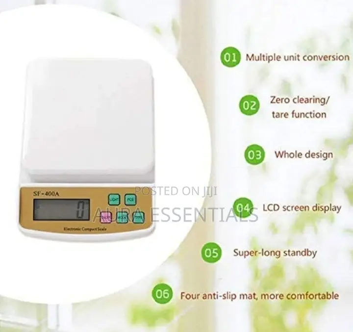 Kitchen Weighing Scale With Tare Function SF - 400A