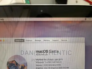 Laptop Apple MacBook Pro 2011 8GB Intel Core I5 SSD 256GB