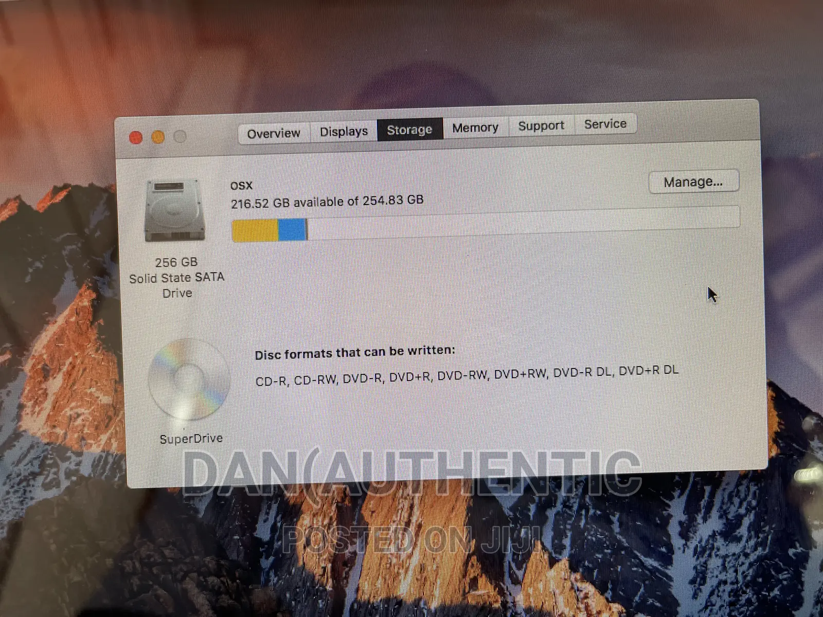 Laptop Apple MacBook Pro 2011 8GB Intel Core I5 SSD 256GB