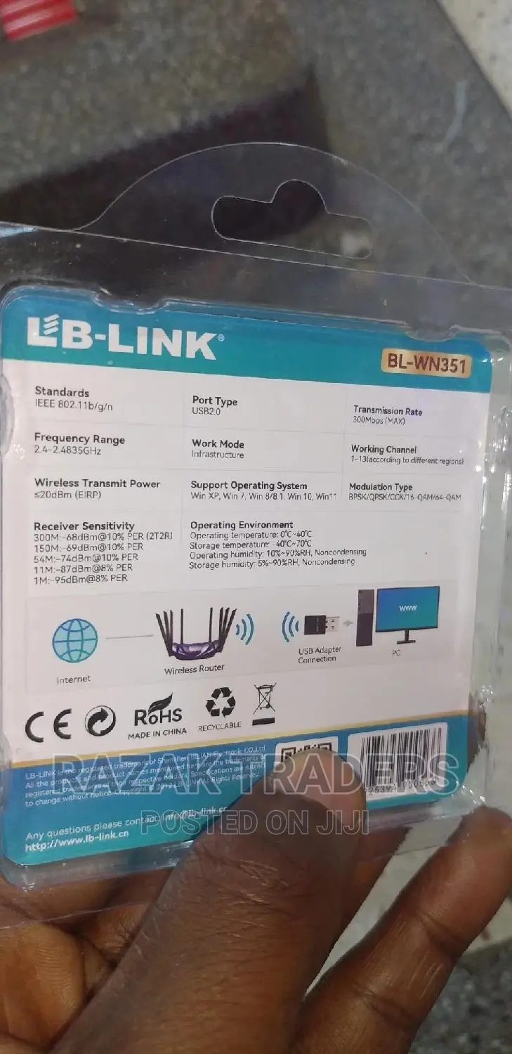 300mbps Wireless Usb Adapter Receiver Transmitter