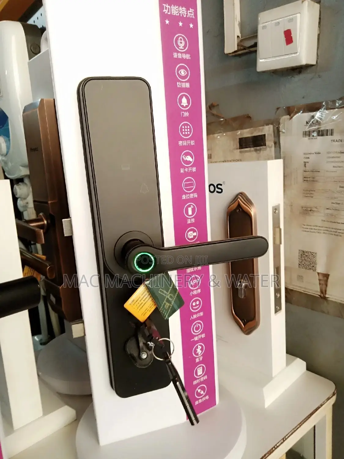 Smart Door Lock / Pin and Key Door Lock