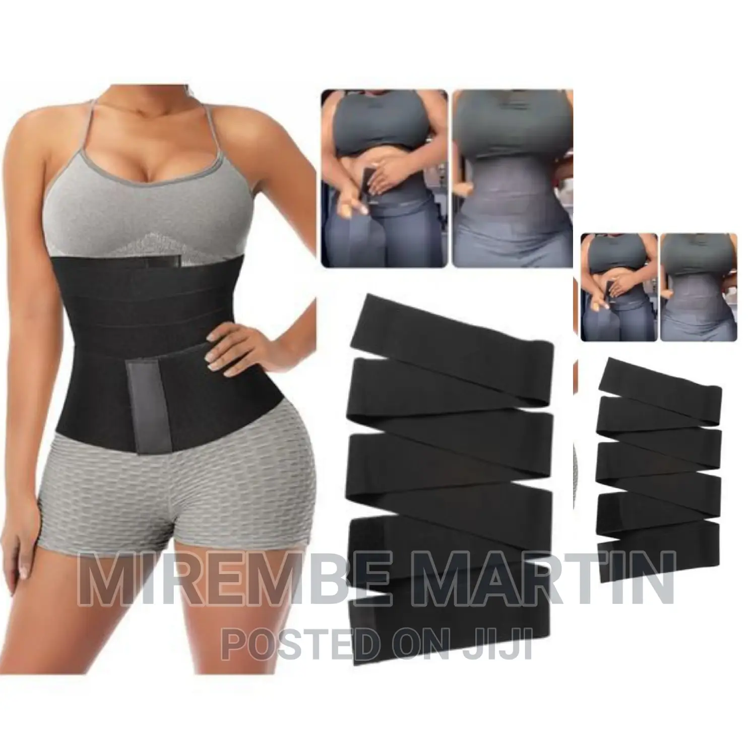 Black Waist Trainer Body Shape
