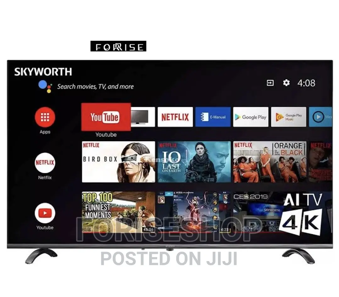 Skyworth 55inch Uhd Android Smart TVS Available Offer