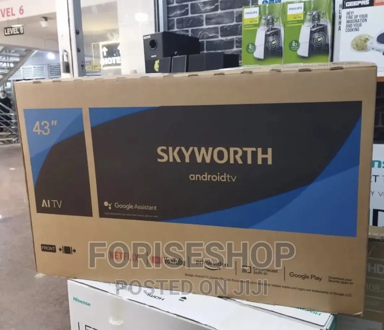 Skyworth 43inch Android Smart TVS Available