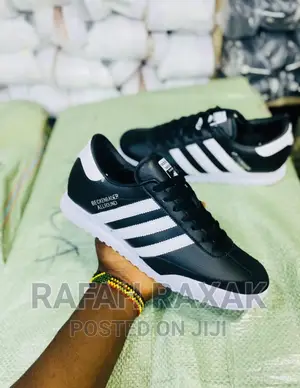 Original Adidas Beckenbauer Allround Black White Sneakers