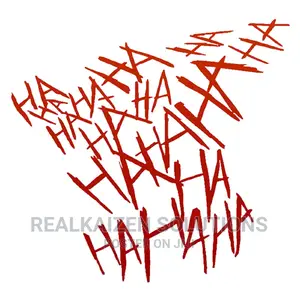 HAHAHA Car |Helmet |Bike Funny Joker Waterproof Deca Sticker