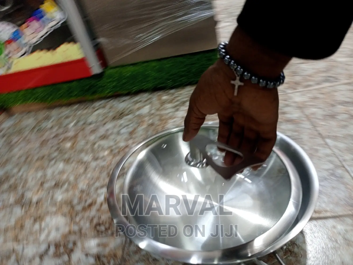 Stainless Steel Heavy Wok Pan With Lid