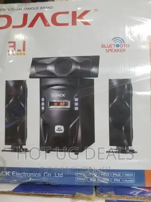 Djack AC DC Woofer With Bluetooth FM Radio, USB SD Ports