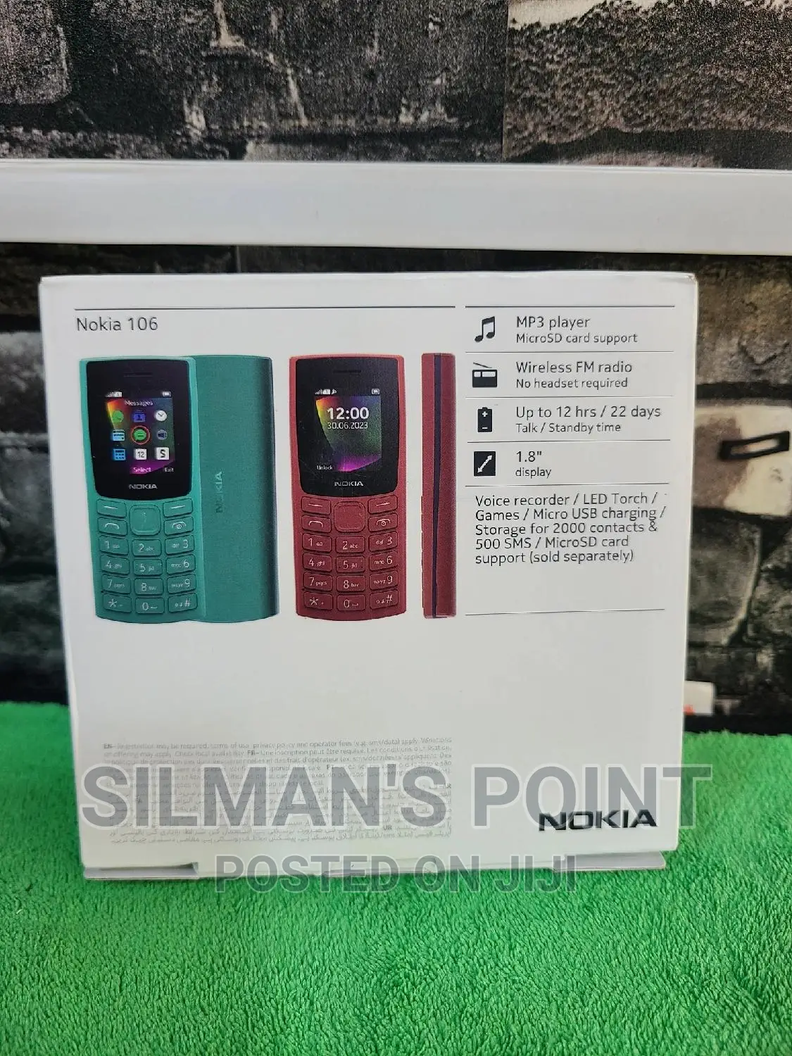 New Nokia 106 Black