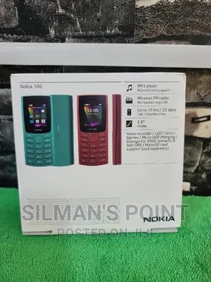 New Nokia 106 Black