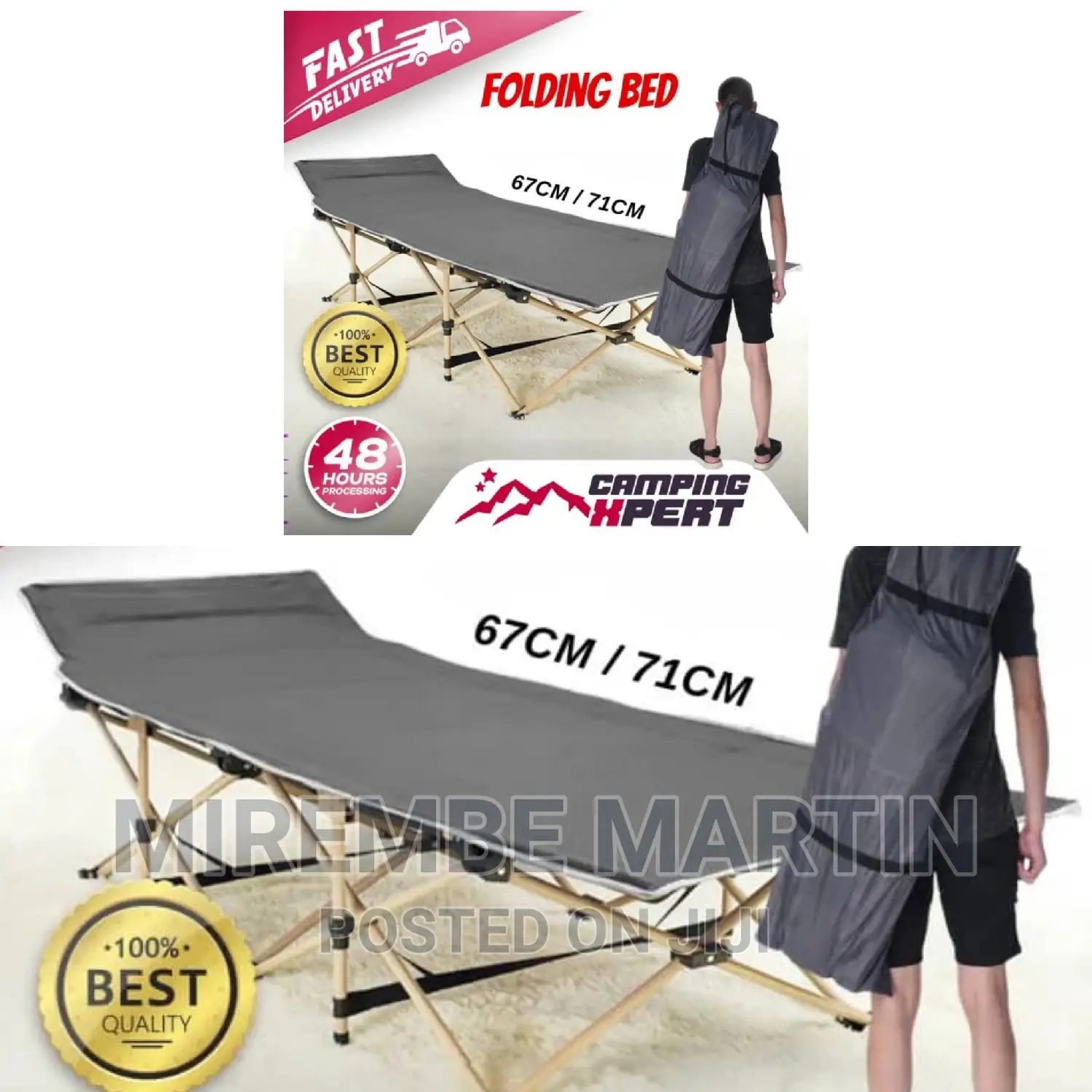 Folding Portable Camping Bed