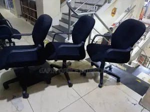 Fabric Office Chairs , 3 Pieces