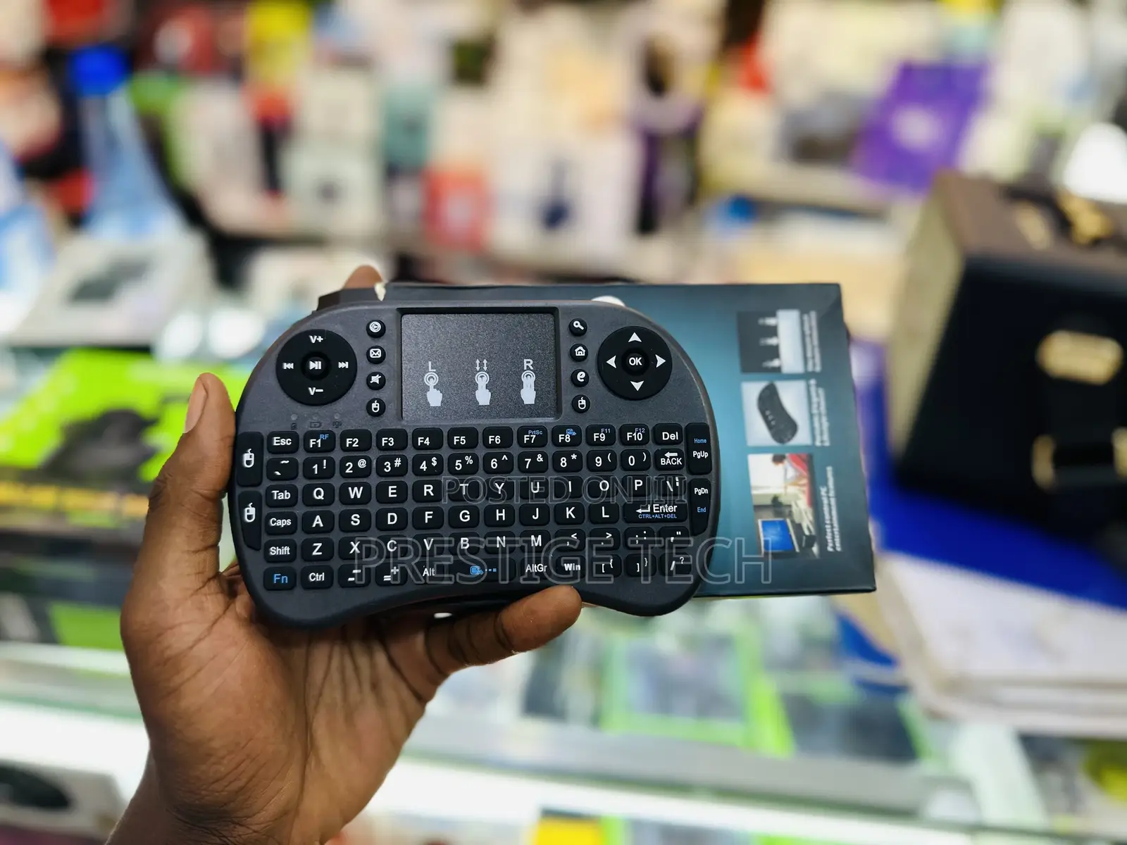 Mini Wireless Handheld Keyboard With Touchpad for TV, PC Etc