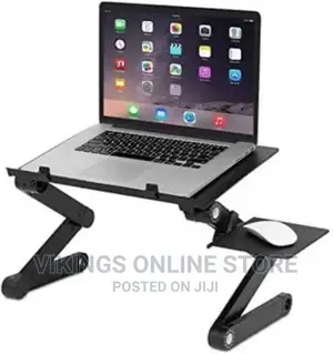 Multi-Functional Adjustable Laptop Table Stand,Black