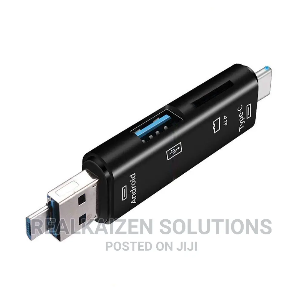 5-in-1 Multifunctional OTG Card Reader Micro-Sd/Sd
