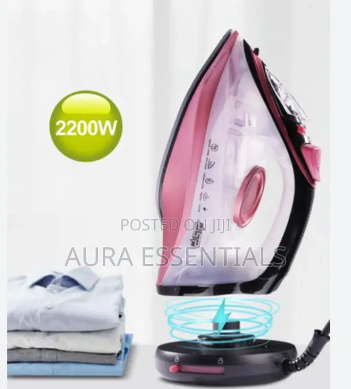 Electric Iron With Rechargeable Base