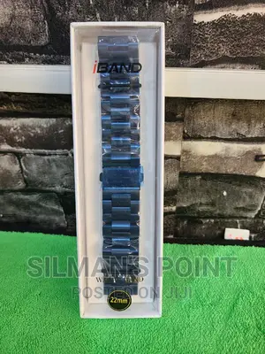 Metallic Blue Watch Straps 22mm
