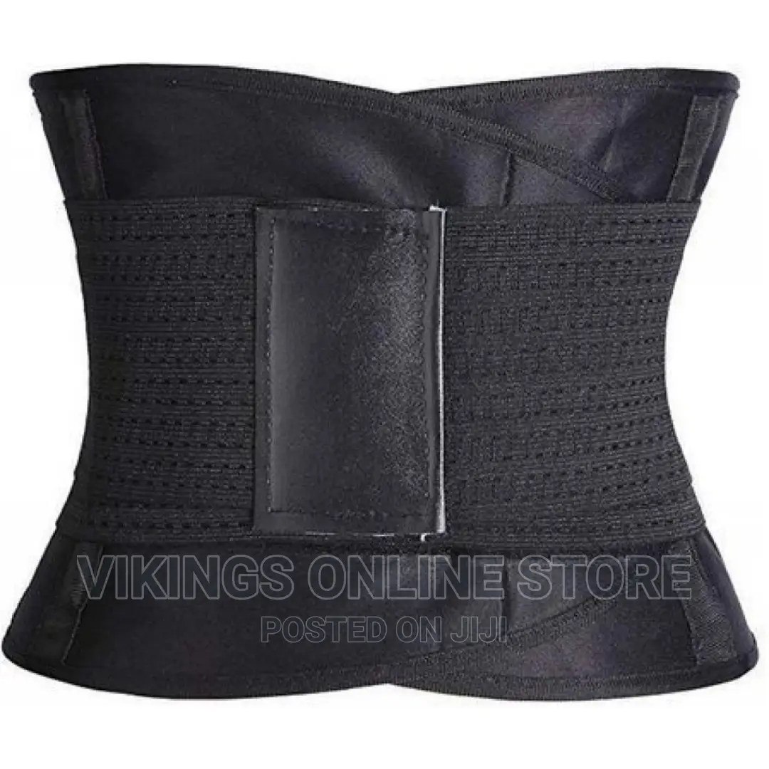 Women’S Waist Trainer Slimming Belt – Black