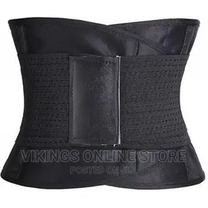 Women’S Waist Trainer Slimming Belt – Black