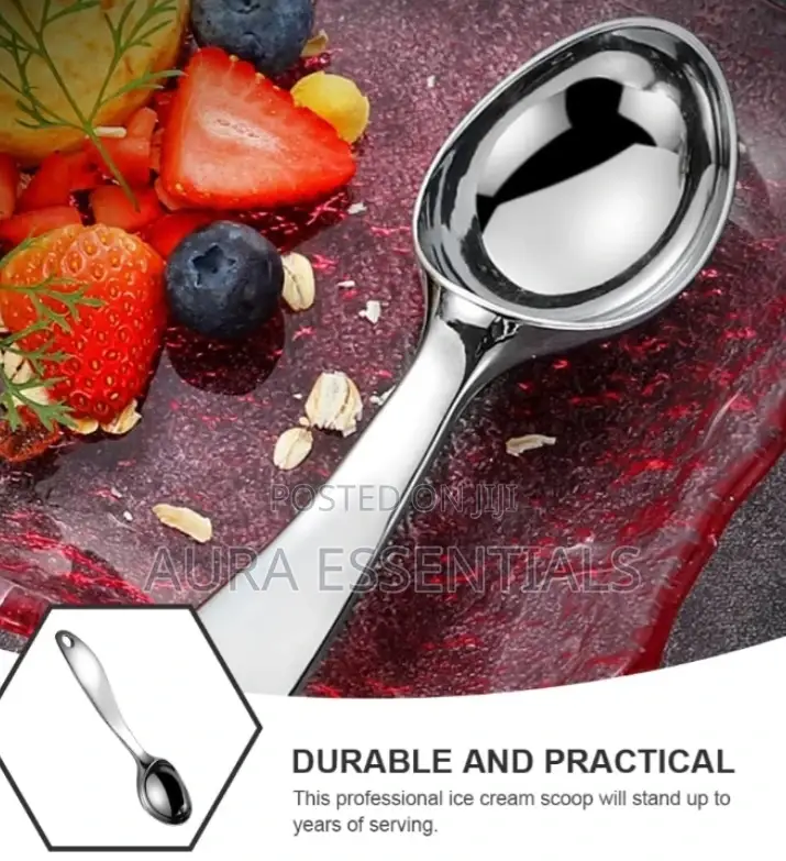 Stainless Steel Cupcake Spoon/ Ice Cream Spoon