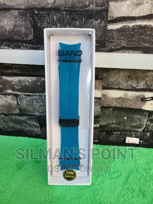 Rubber Magnetic Strap for Watch 4 Blue