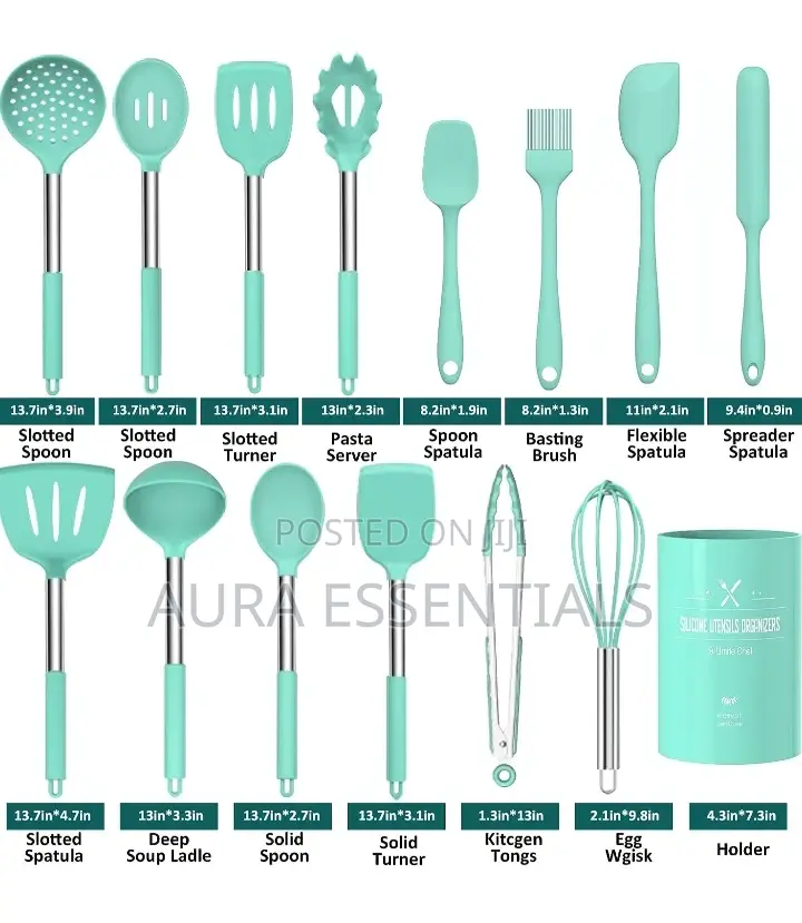 16pcs Silicone Kitchen Cooking Set